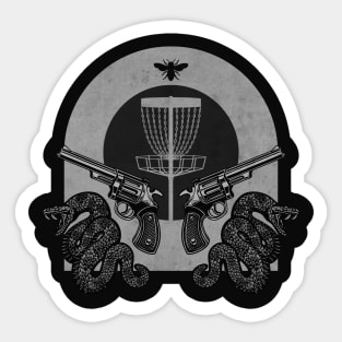 Disc Golf Shooter Team BW Sticker